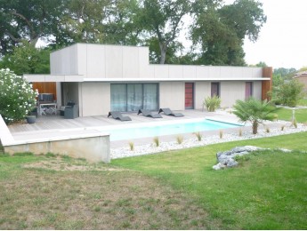 Maison à SAINT PIERRE DU MONT (40) - Architecte Rémy LAMANIVE